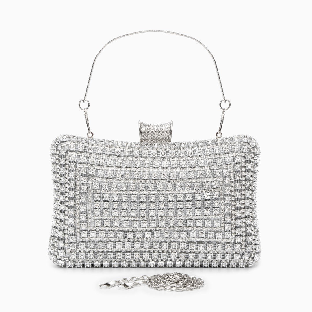 Rosado Diamonds Clutch Bag