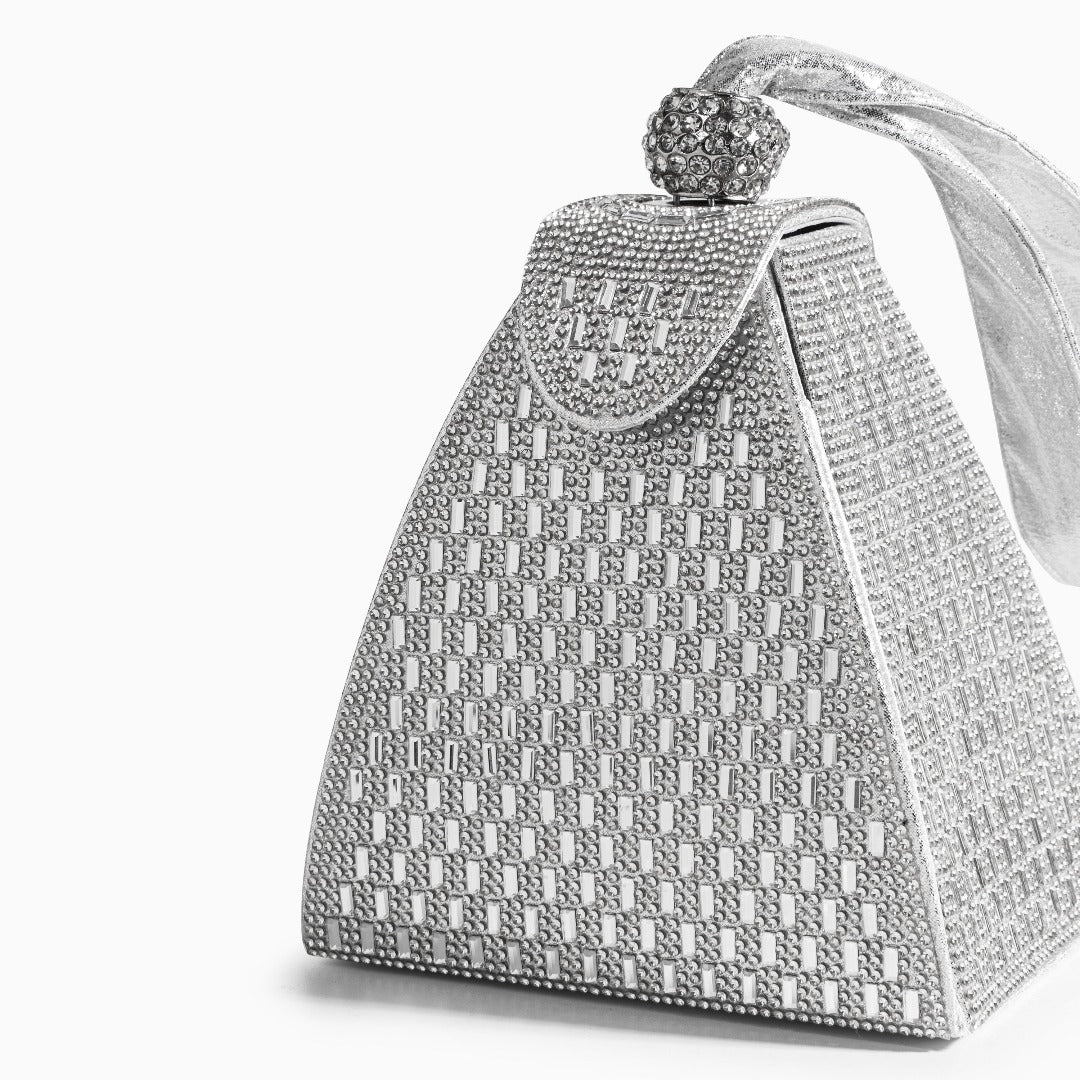 Crystal Pyramid Handbag