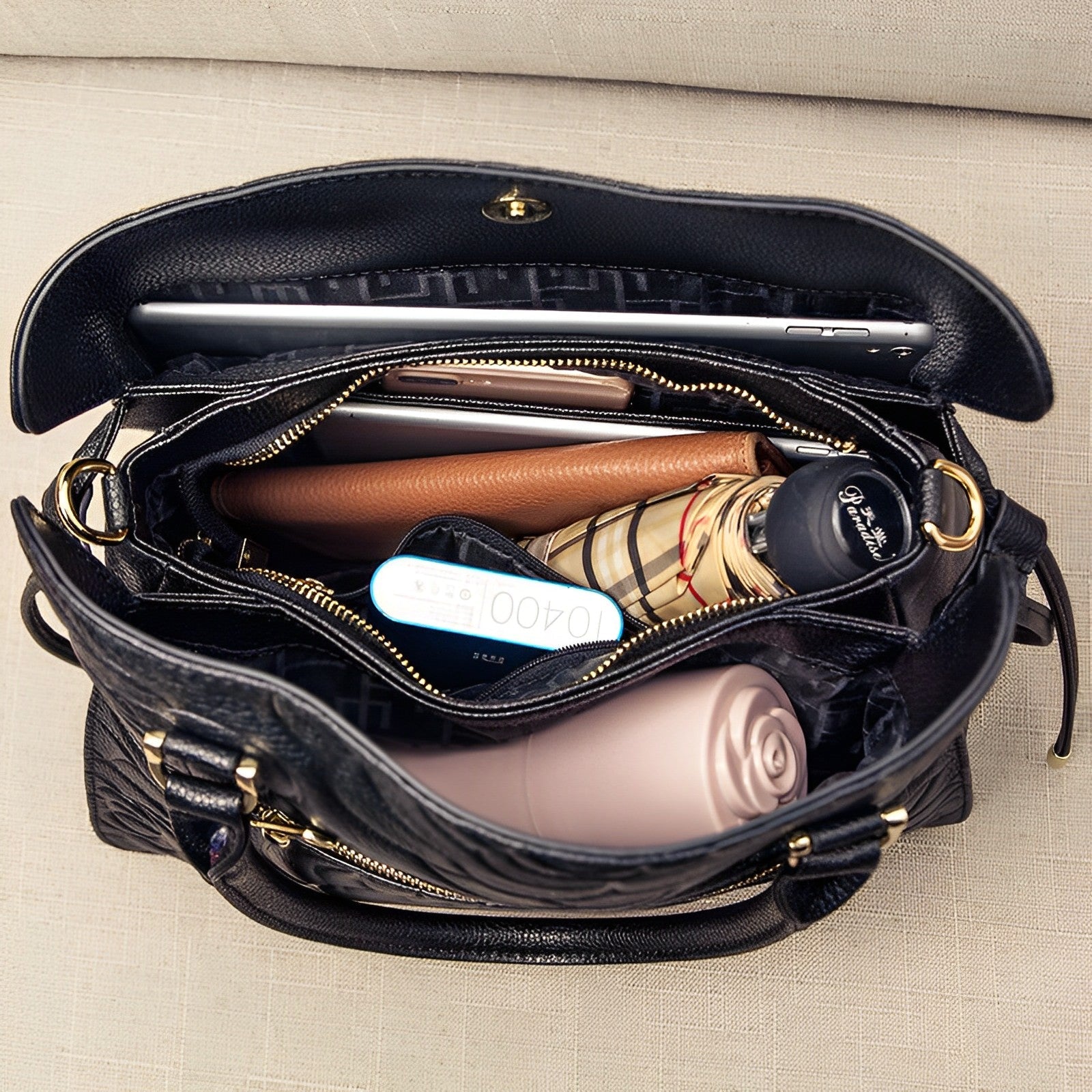 Lyla Genuine Leather Tote Bag