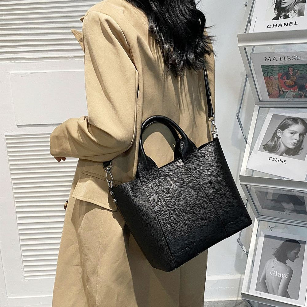 Milena Genuine Leather Medium Tote Bag