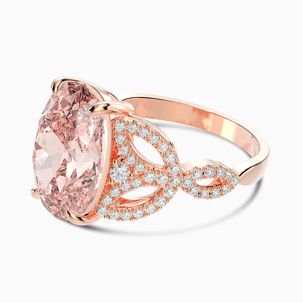 Blushing Rose Ring