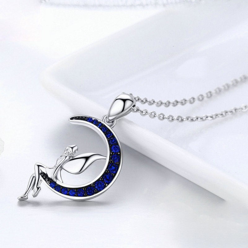 Blue Moon Fairy Necklace