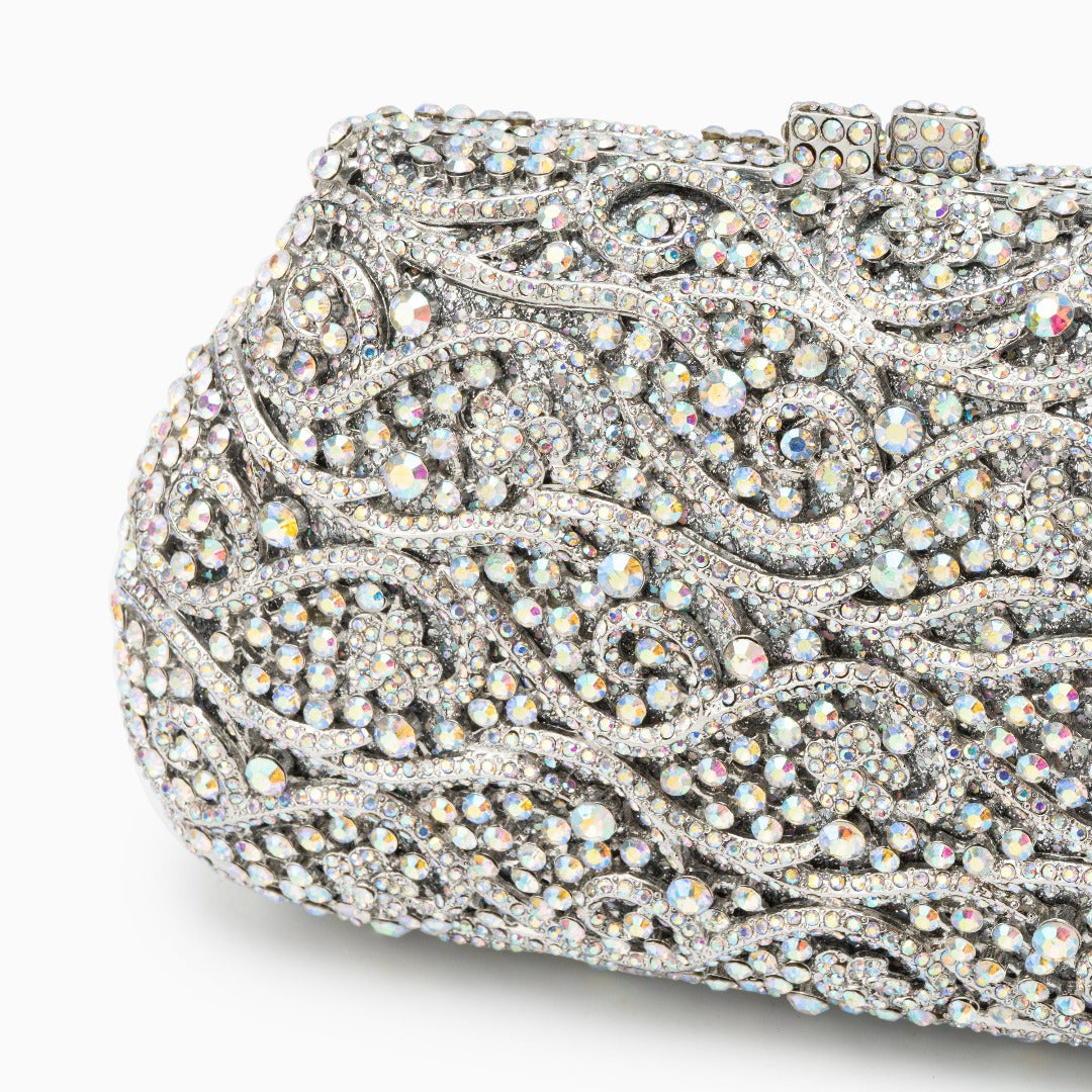 Juliet Rhinestones Clutch Bag