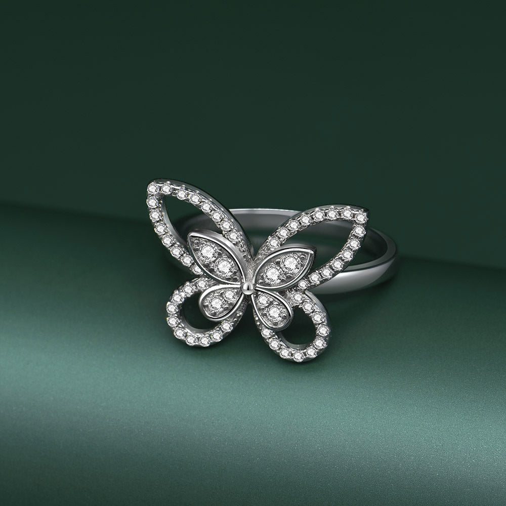 Dainty Butterfly Ring