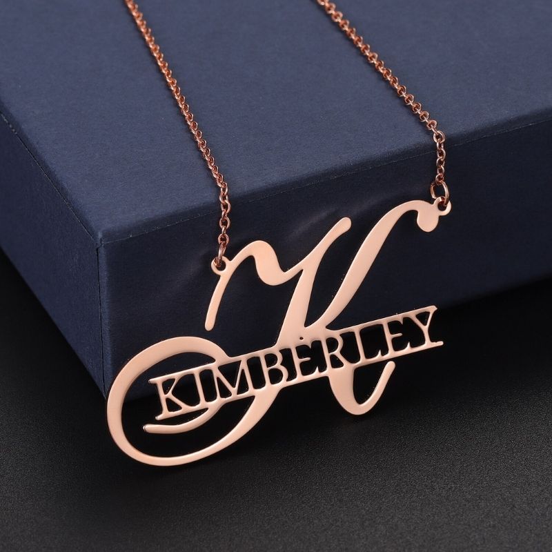 Name In Initial Necklace