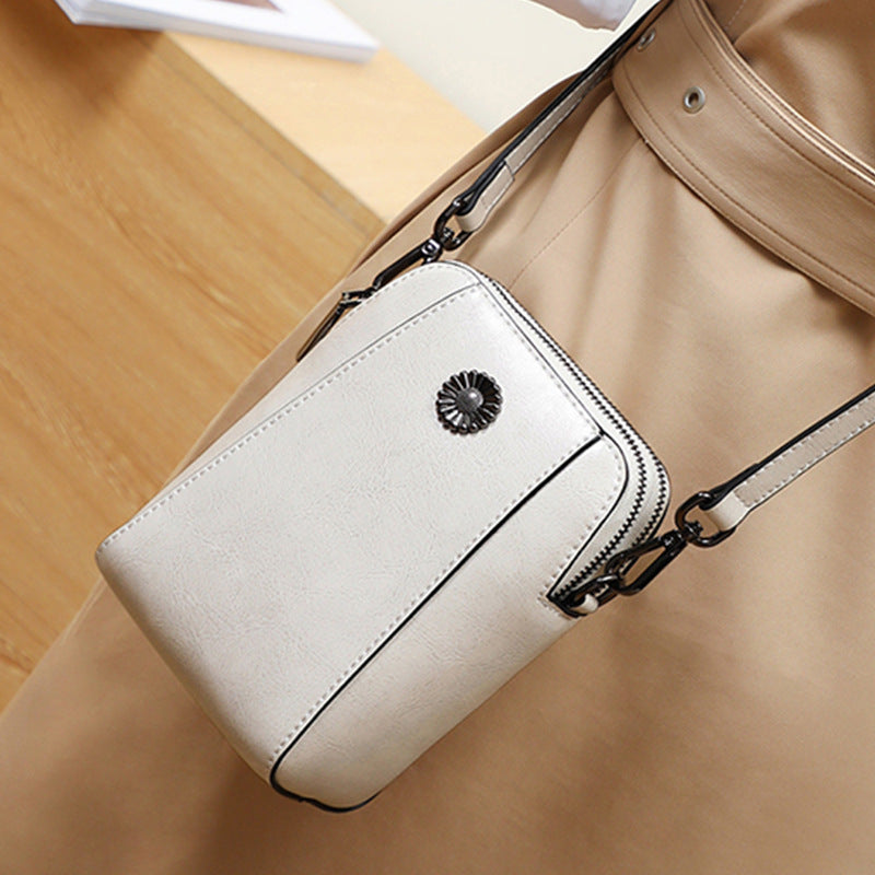 Irene Genuine Leather Crossbody Bag