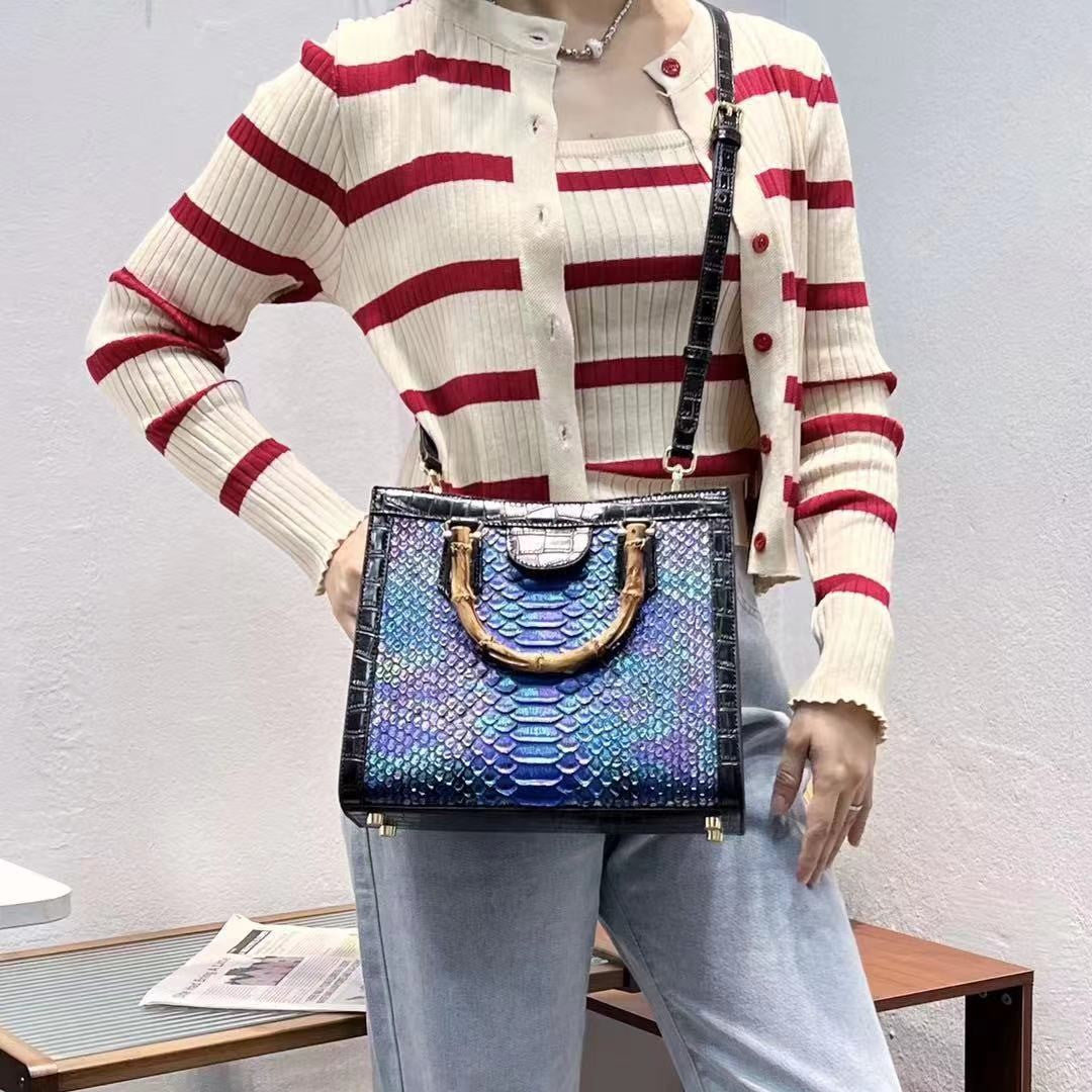 April Snake Pattern Crossbody Bag