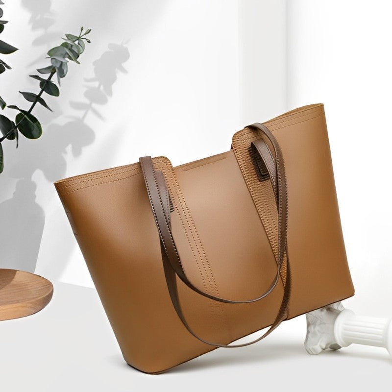 Christina Genuine Leather Tote Bag