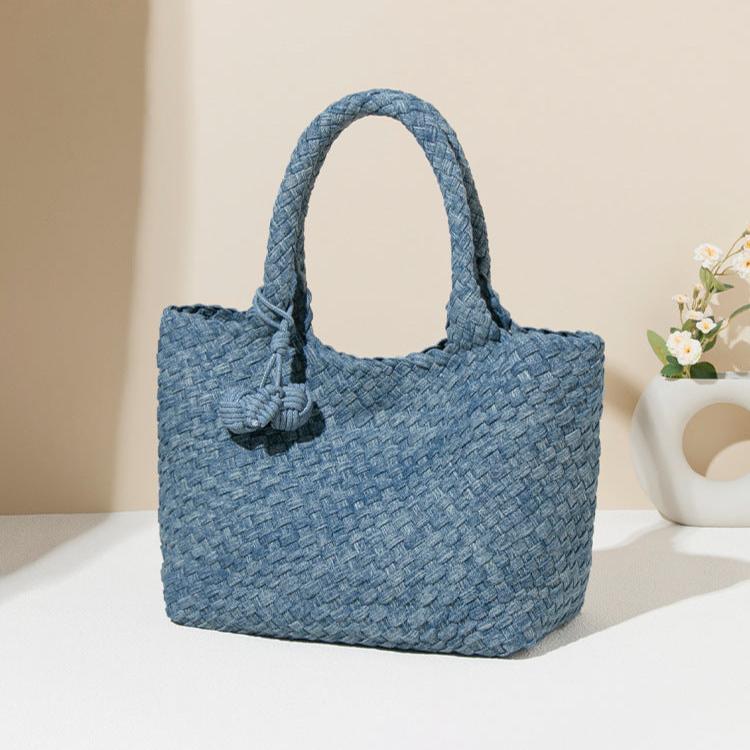 Denim Medium Tote Bag