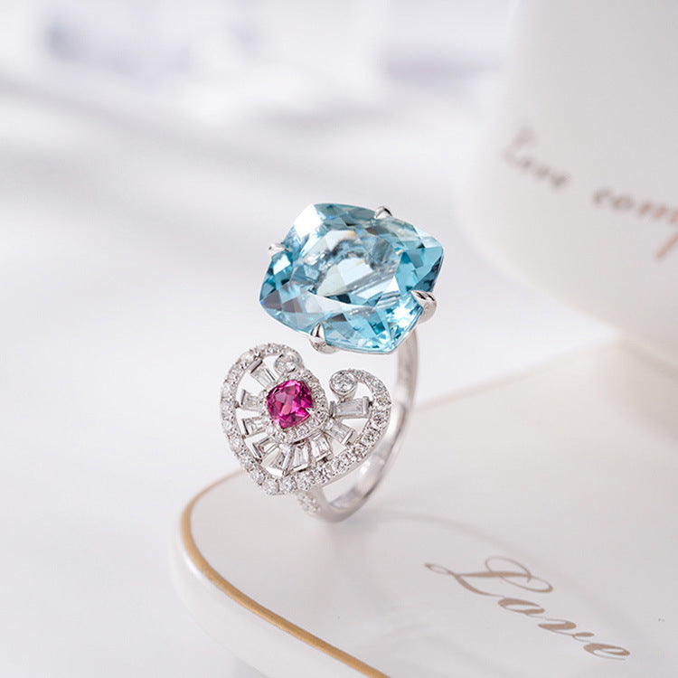 Majestic Belle Heart Ring