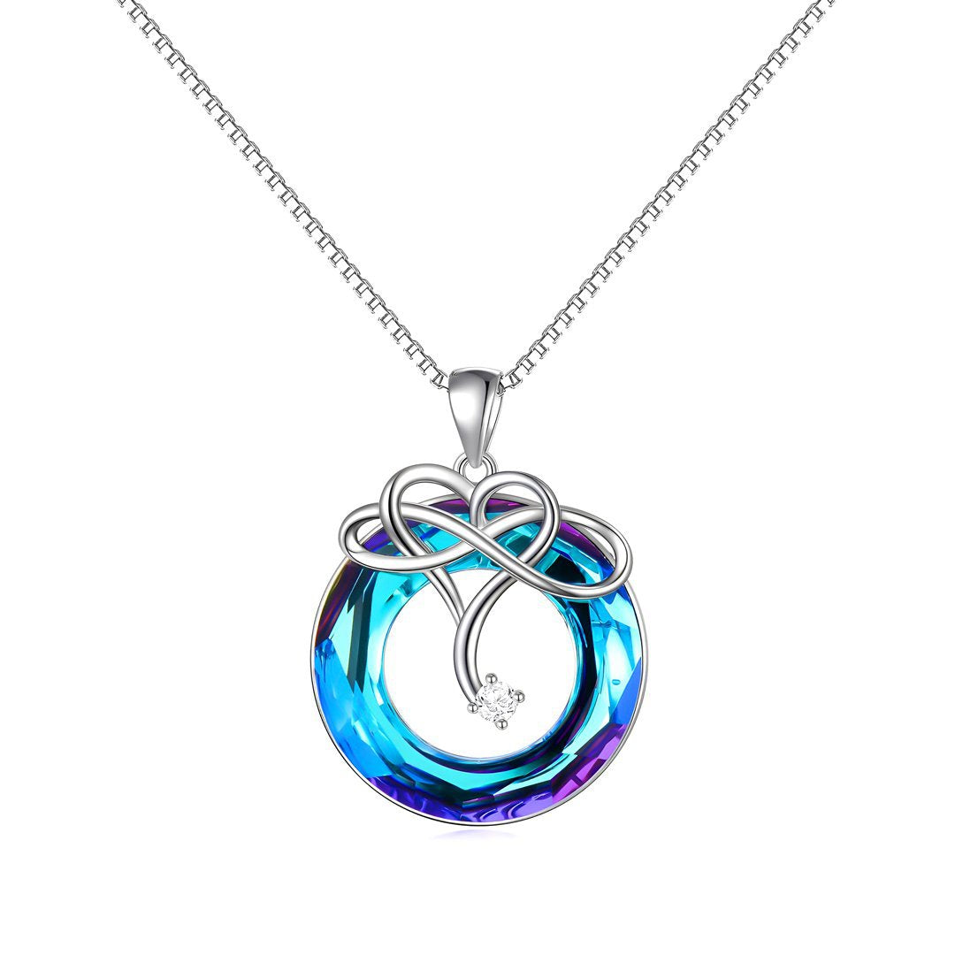 I love You Until Infinity Runs Out - 925 Sterling Silver Necklace