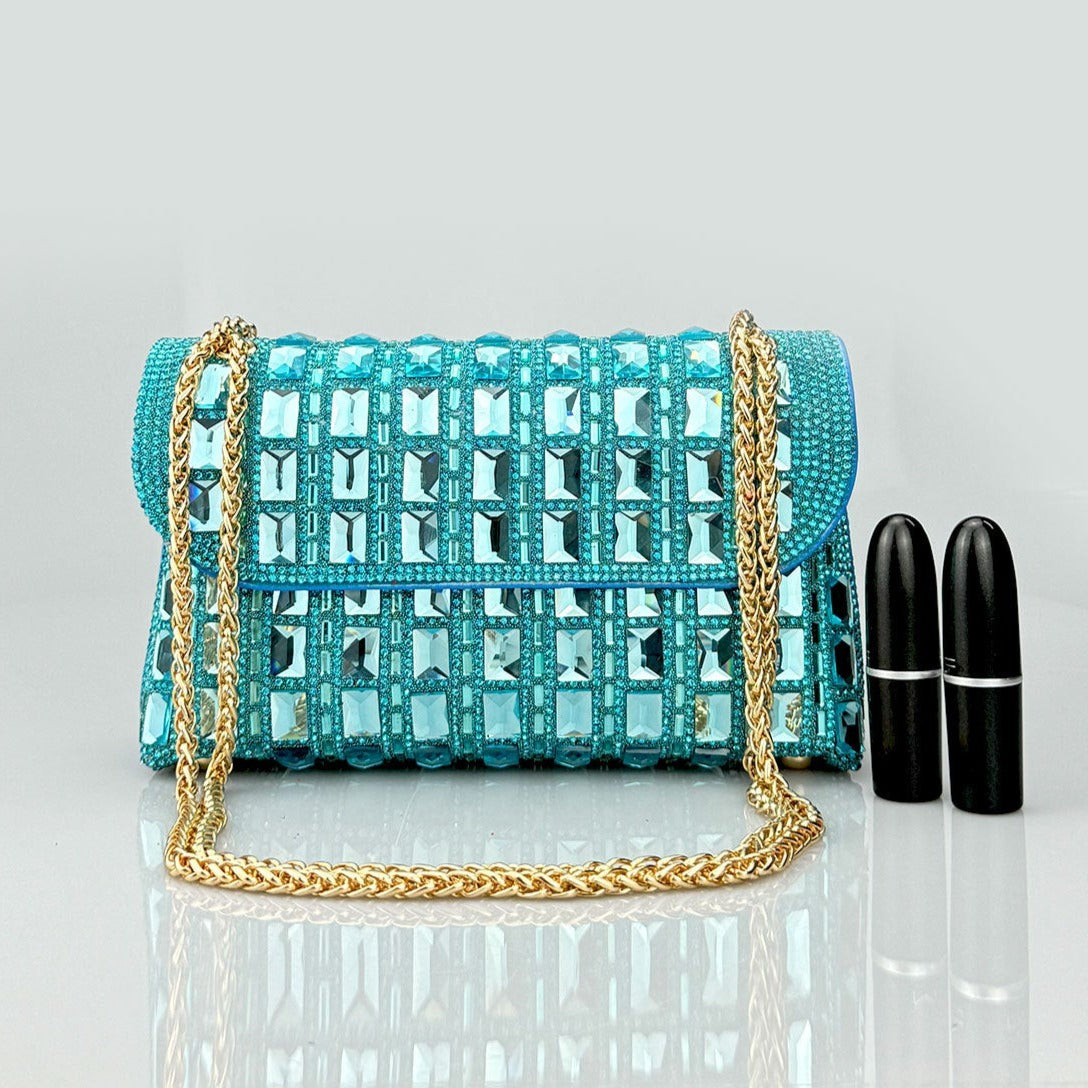 Ayesha Gemstones Clutch Bag