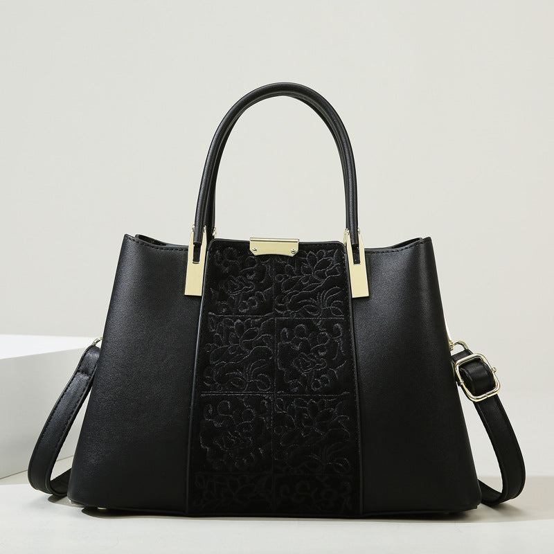 Brenda Retro Embroidered Tote Bag