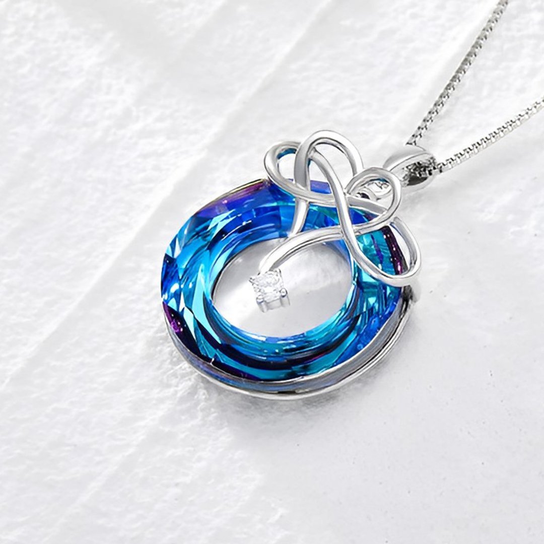 I love You Until Infinity Runs Out - 925 Sterling Silver Necklace