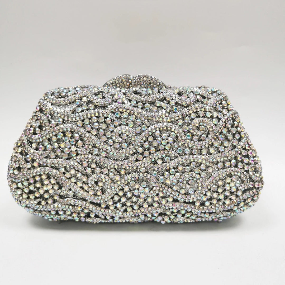 Juliet Rhinestones Clutch Bag