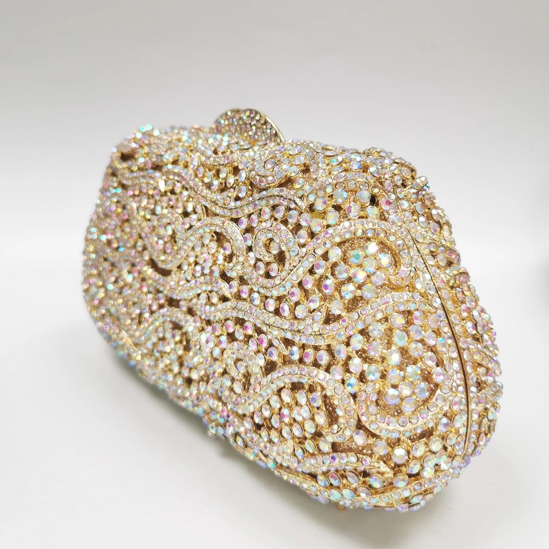 Juliet Rhinestones Clutch Bag