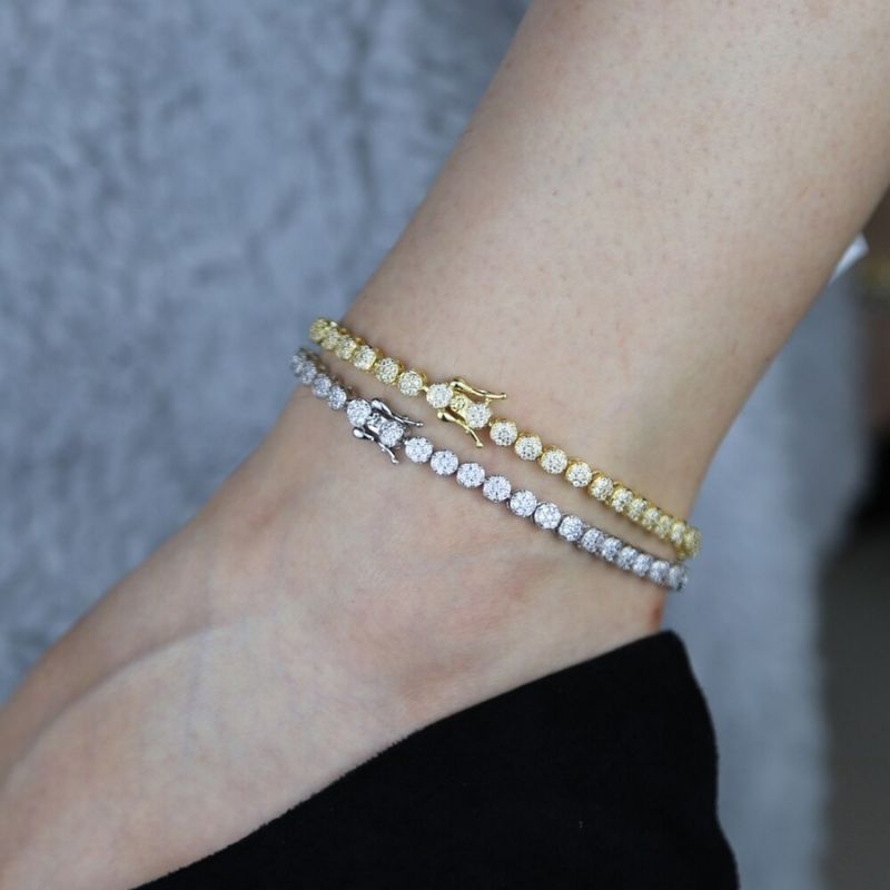 Sparkling Circles Anklet