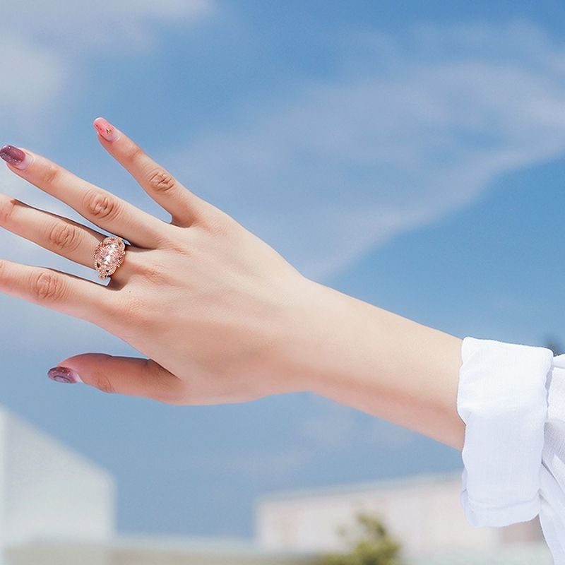 Blushing Rose Ring