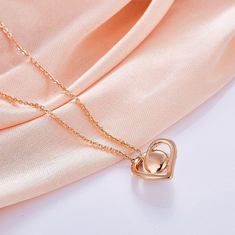 Precious Pearl Heart Necklace