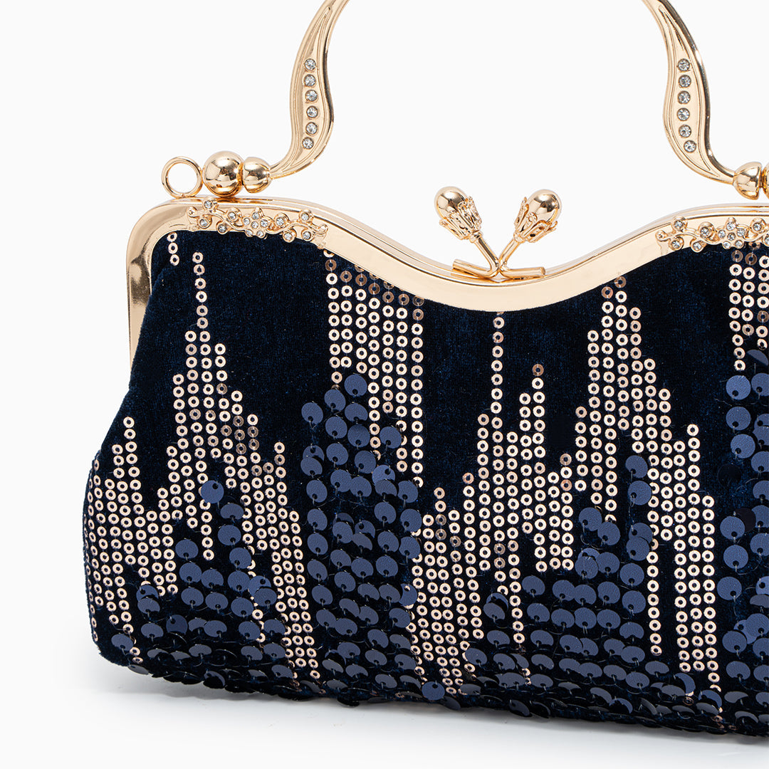 Alyannah Sequin Flannel Handbag