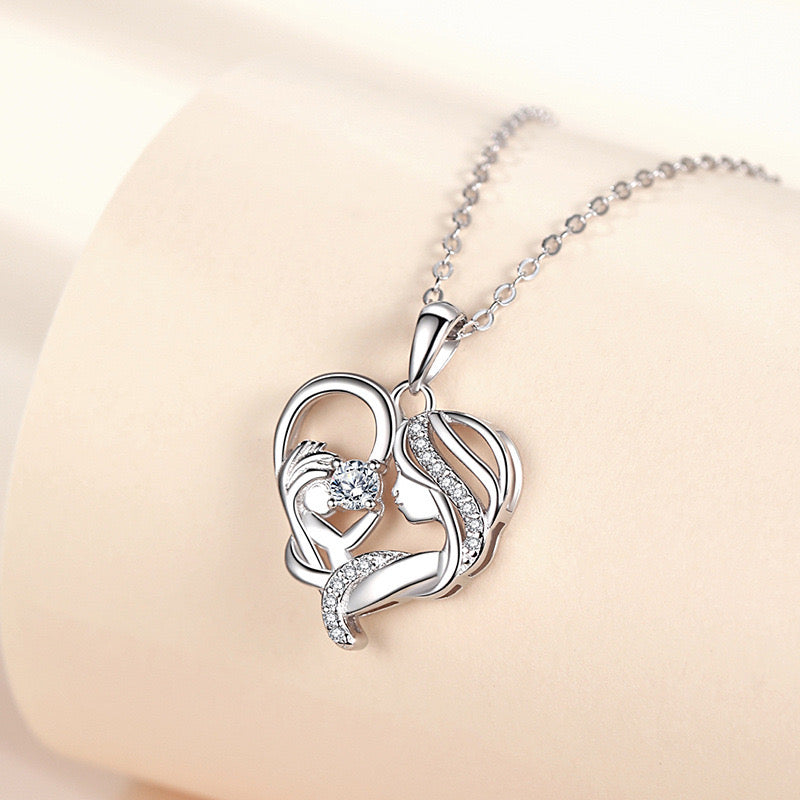 Mother Loves Heart Necklace
