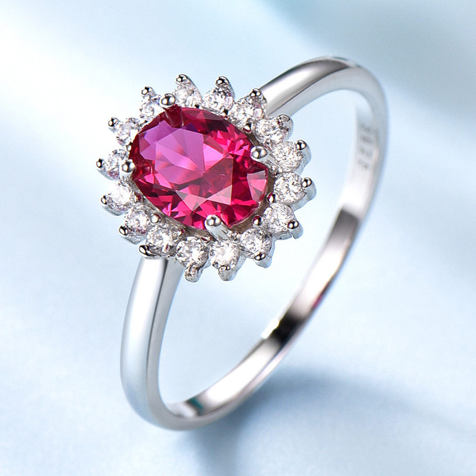 Colored Halo Ring