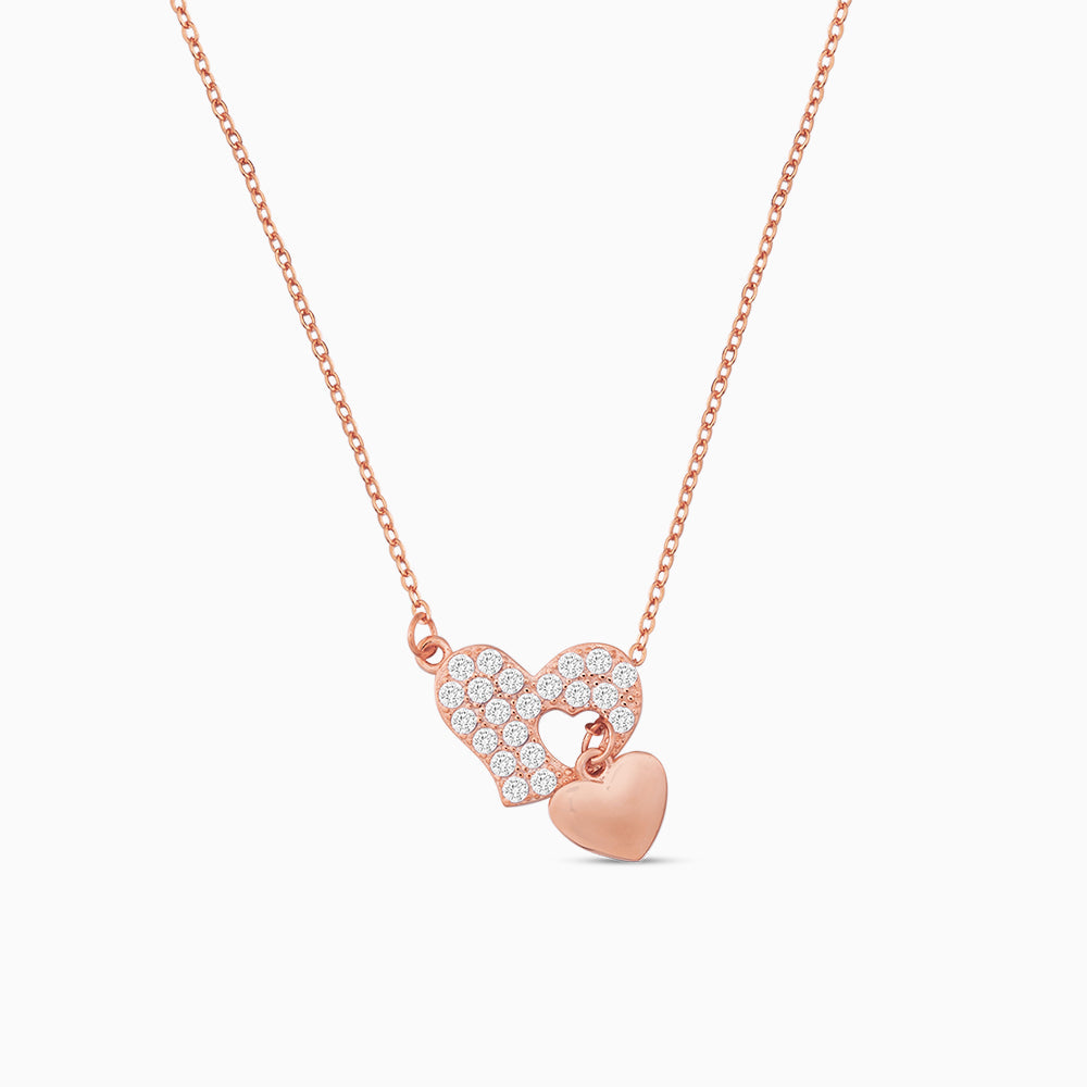 Linda Double Heart Necklace