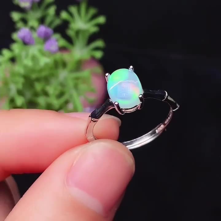 Handcrafted Opal Ring