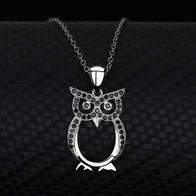 Sparkling Owl Necklace