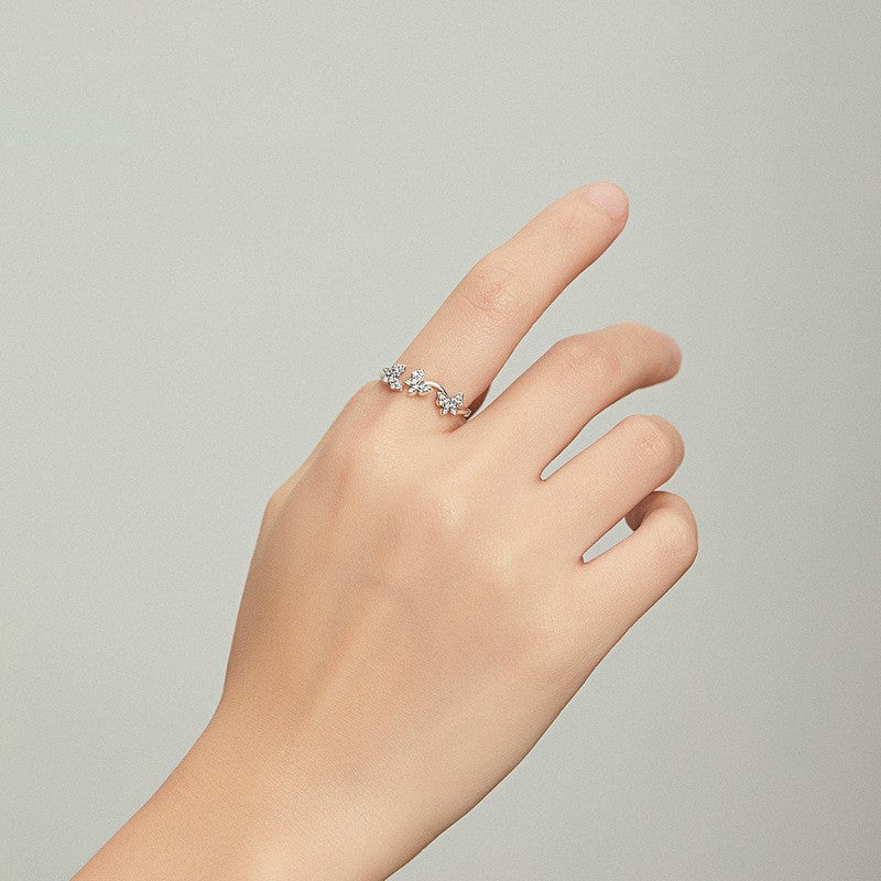 Playful Butterfly Ring