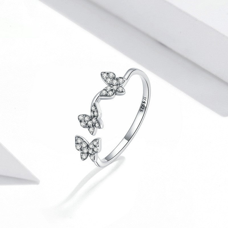 Playful Butterfly Ring