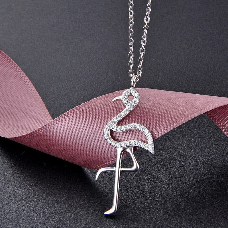 Sparkling Flamingo Necklace