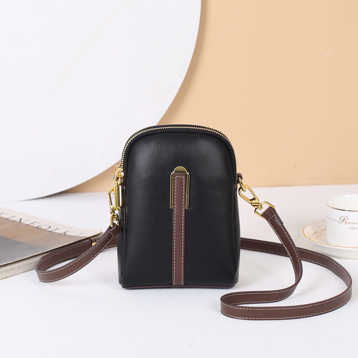 Jasmine Genuine Leather Crossbody Bag