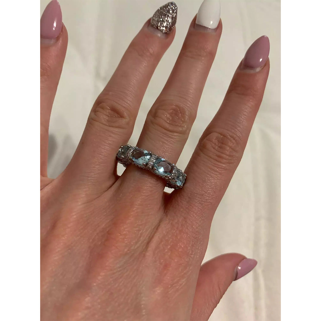 Arctic Charm Crystal Ring