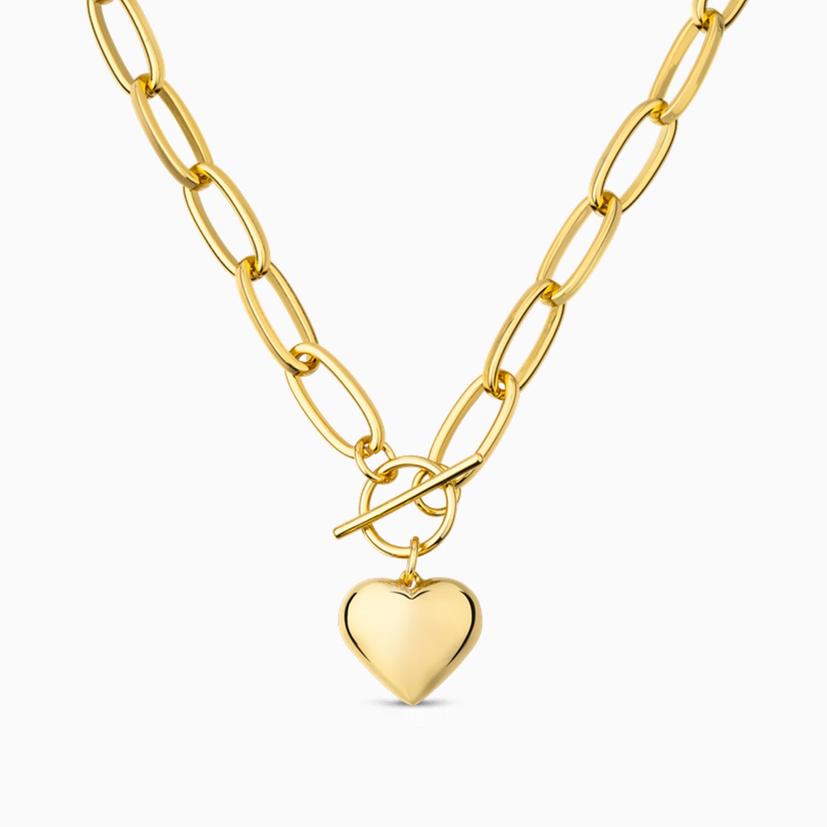 Saint Heart Pendant Necklace