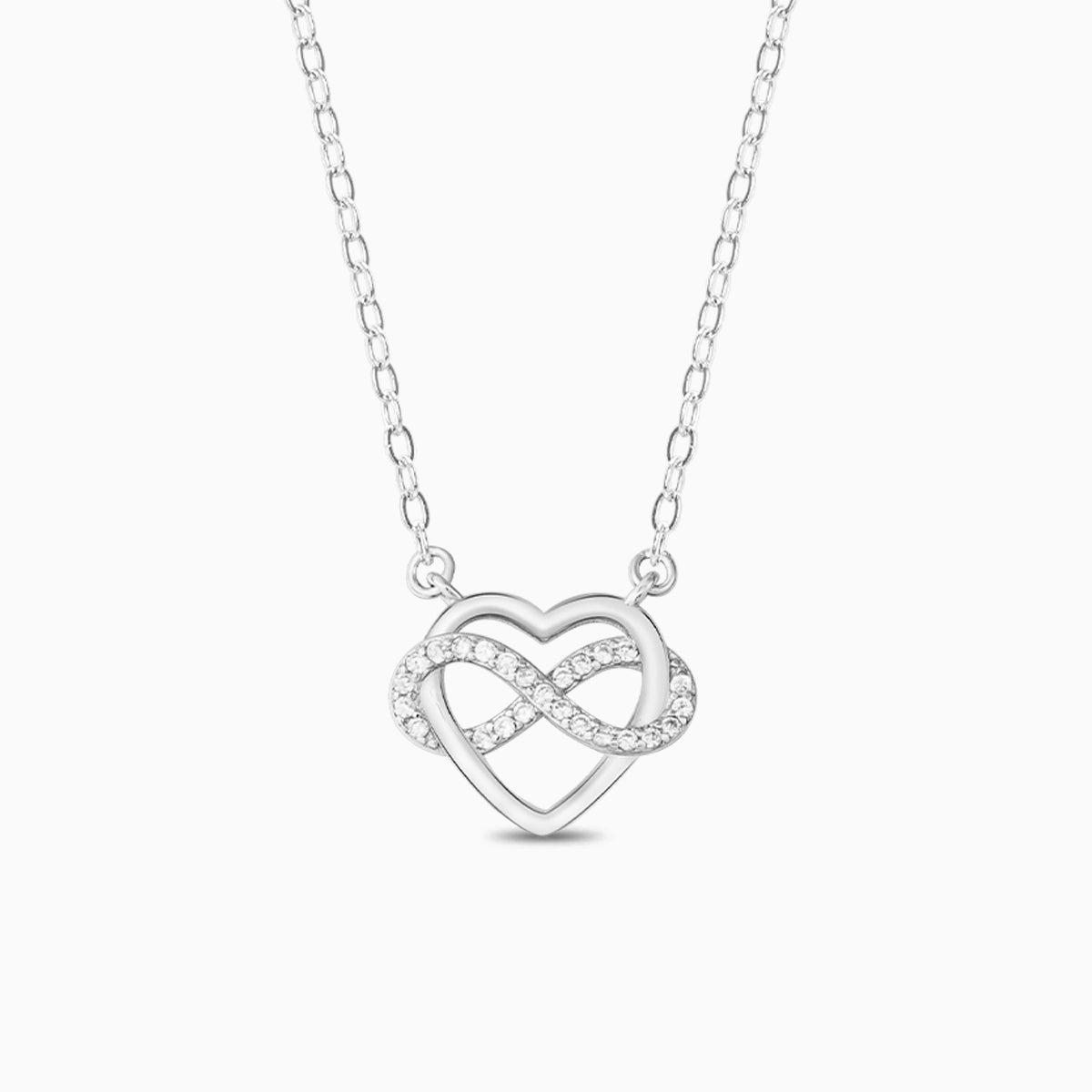 Symbolic Infinity Heart Necklace