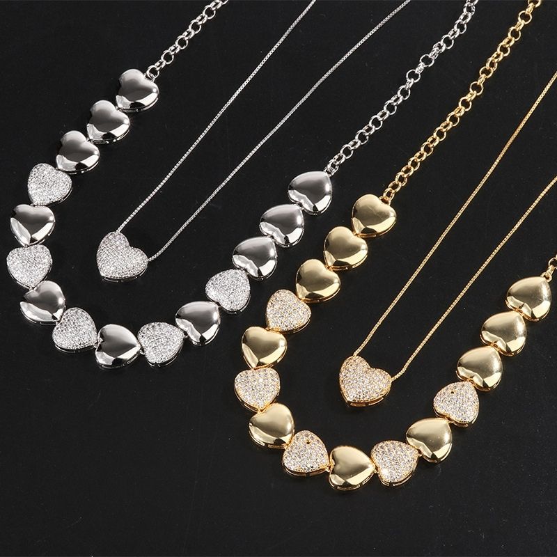 The Hills Double Layer Heart Necklace