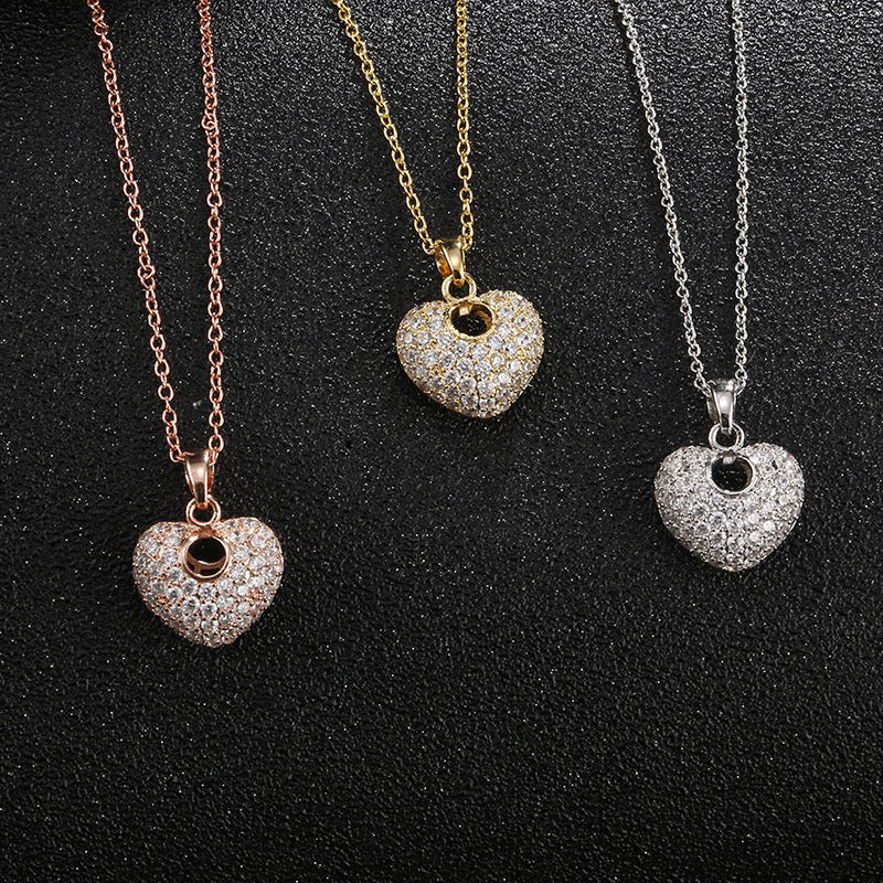 Leira Heart Pendant Jewelry Set