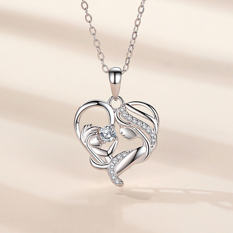 Mother Loves Heart Necklace