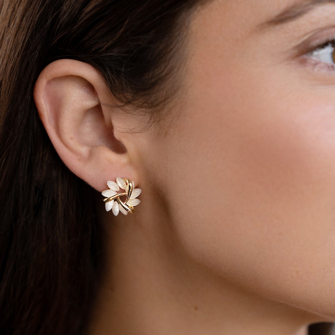 Kendra Opal Petal Earrings