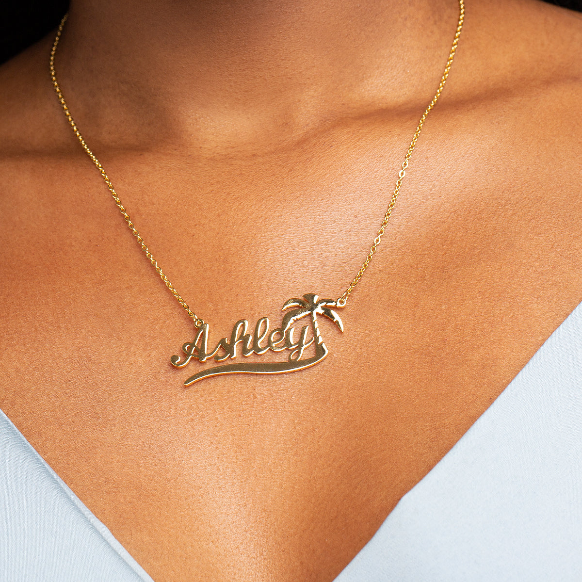 Tropical Name Necklace